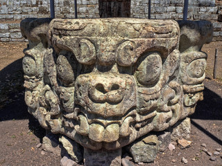 Copan archaeological site of Mayan civilization, not far from the border with Guatemala. It was the capital of the main classical kingdom period from the 5th to the 9th century AD.