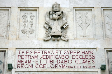 chiesa dei santi pietro e paolo,roma,italia.