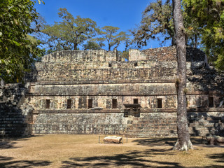 Copan archaeological site of Mayan civilization, not far from the border with Guatemala. It was the...
