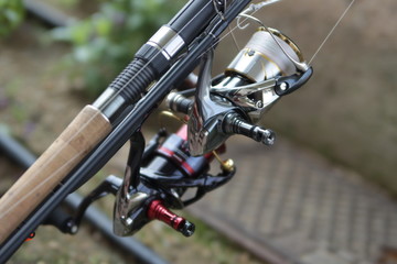 釣り竿とリール