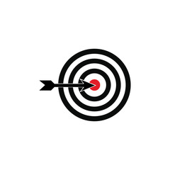 arrow target circle icon