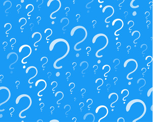 Question signs colorful vector illustration