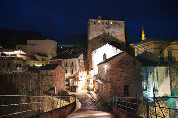 Mostar, Bosnia, Stari Most, old bridge, Balkans