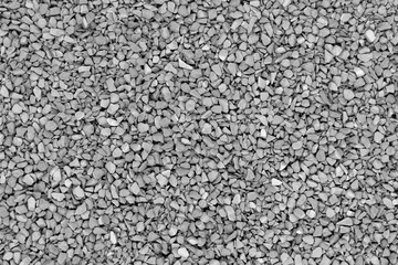 Black (gray) small crushed stones background texture