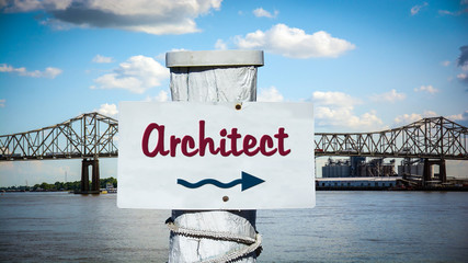 Sign 387 - Architect