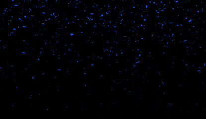 Glitter lights background.Abstract blue glitter particles debris .