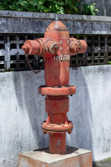 red hydrant in street