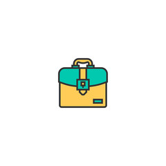 briefcase icon line design. Business icon vector design