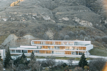 Botanical garden in Tbilisi, Georgia. Natural places and attractions.