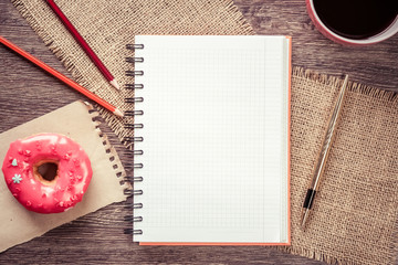 Coffee break with snack