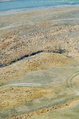 Beautiful mountain views in Gori, Georgia. Sights and nature for screensaver.