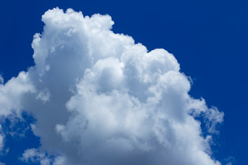 Naklejka na ściany i meble blue sky background with white cloud