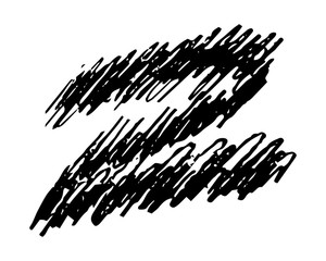 Hand drawn Pencil Scribble Zigzag