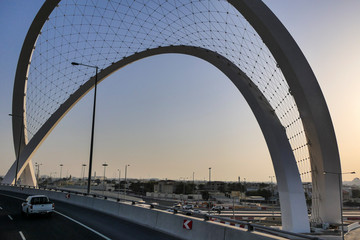 DOHA, QATAR Roads, West Bay