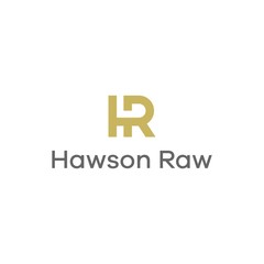 Initial Letter HR Logo Template Design