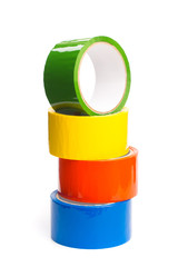 colored tape in large rolls
