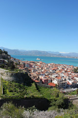 Obraz premium Acronauplia the oldest part of the city of Nafplio in Greece