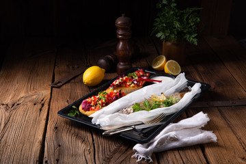 the perfectly baked oven trout with lemon and herbs