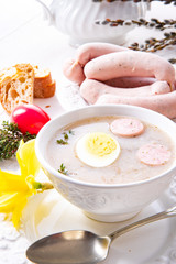 Zurek delicious easter soup after polish style