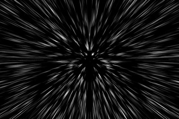 abstract blur in motion in space. effect of speed (