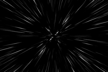 abstract blur in motion in space. effect of speed (