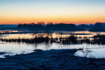 Dolina Górnej Narwi. Wiosna na Podlasiu. Piękny słoneczny dzień © podlaski49