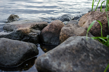 rocks on the beach