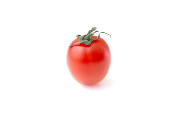 Greenhouse tomato on white background