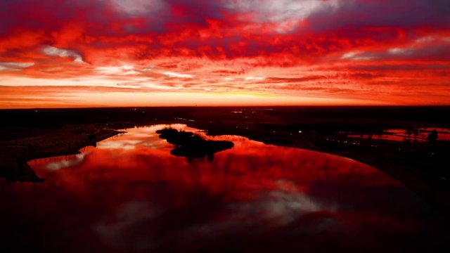 Memphis sunrises over the lake are the best. The color in the winter during first light is stunning.
