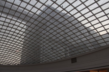 ceiling of modern building