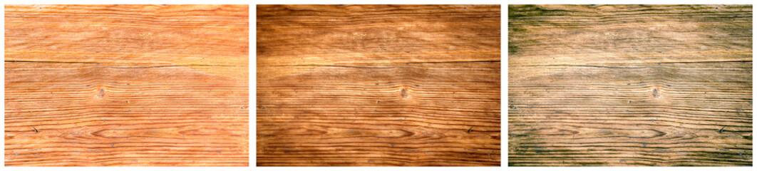 Triptychon Holz Bohlen braun