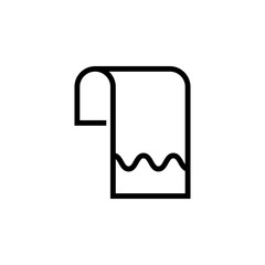 Towel icon design template vector isolated