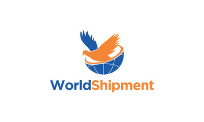 Fototapeta premium World Shipment logo