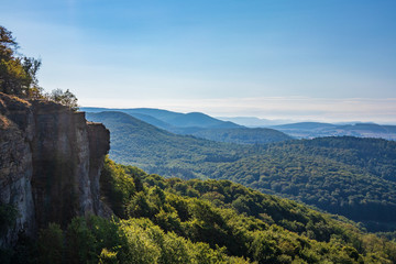 Sandstone rock formation Hohenstein in Germany