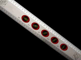Spirit level.
