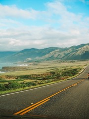 Pacific Coast Highway (Highway 1) at southern end of Big Sur, California