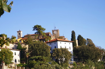 Fototapeta na wymiar View of Montecatini Alto, Tuscany, Italy