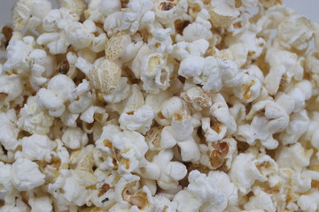 Pop Corn on White Background