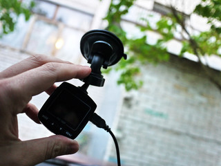 Car camcorder display