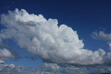 Big clouds in the sky