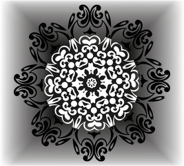 Coloring book for adults and older children. coloring patterns, animals, flowers, mandalas. Islamic, Arabic, Indian, Ottoman motifs. Black and white.