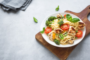 Chicken and Vegetables Pasta