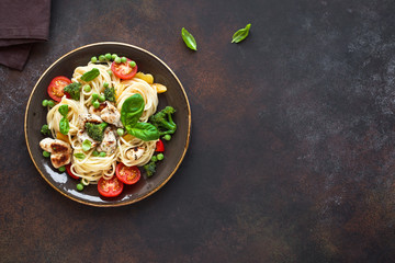 Chicken and Vegetables Pasta