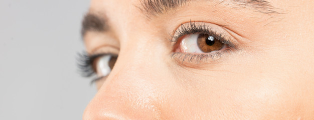 beautiful eyes macro close-up shot 