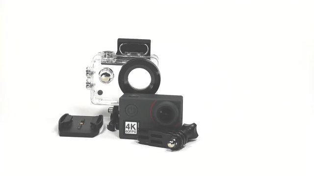 action camera 4k con accessori