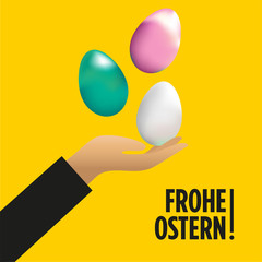 Happy easter background	