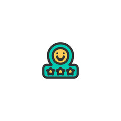 Rate icon design. e-commerce icon vector design