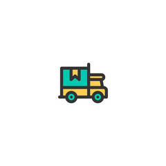 Shipping icon design. e-commerce icon vector design