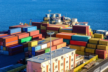 container cargo freight ship
