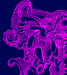 Doole floral element for your own design